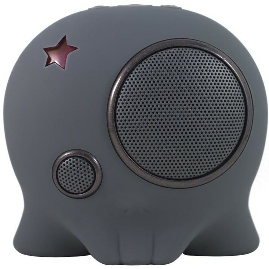 BoomBotix Portable Bluetooth Speaker, Gunmetal Gray, Boombot2