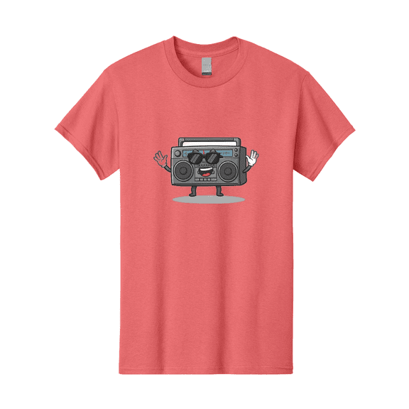 Boombox-1 Mens Graphic Tee, 100% Cotton, Casual Summer Wear BAA182