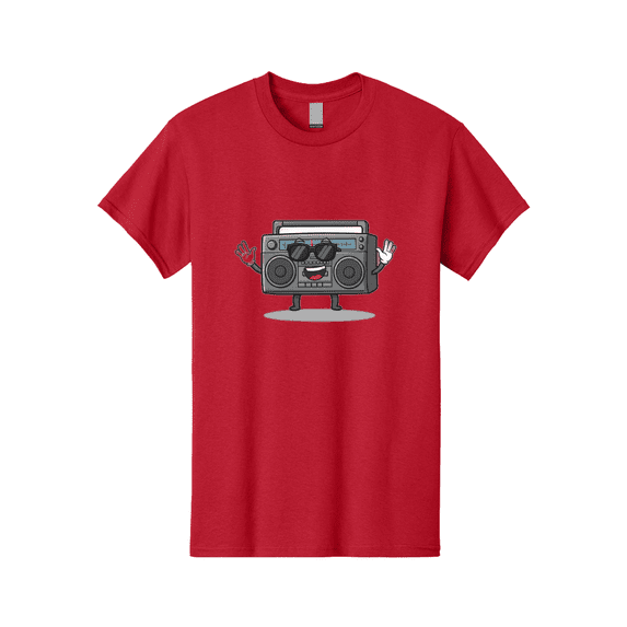 Boombox-1 Mens Graphic Tee, 100% Cotton, Casual Summer Wear BAA182