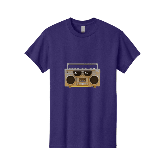 Boombox-2 Mens Graphic Tee, 100% Cotton, Casual Summer Wear BAA183