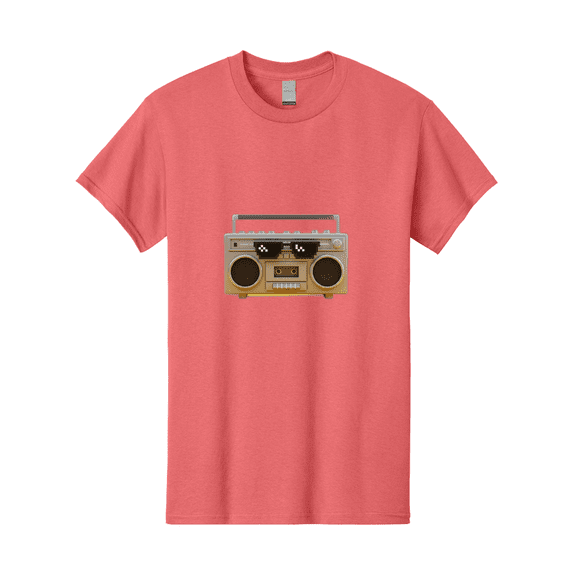 Boombox-2 Mens Graphic Tee, 100% Cotton, Casual Summer Wear BAA183