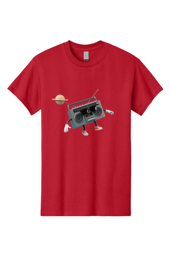 Boombox-5 Mens Graphic Tee, 100% Cotton, Casual Summer Wear BAA186