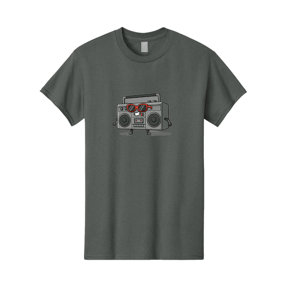 Boombox-6 Mens Graphic Tee, 100% Cotton, Casual Summer Wear BAA187