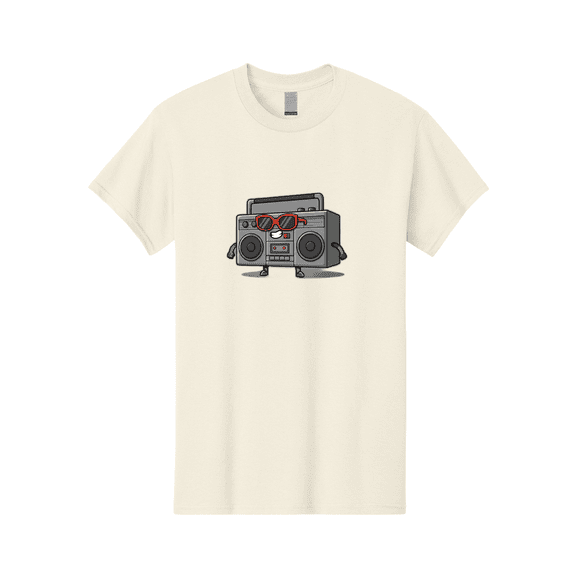 Boombox-6 Mens Graphic Tee, 100% Cotton, Casual Summer Wear BAA187