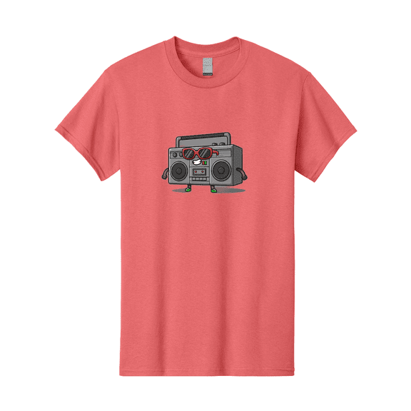 Boombox-6 Mens Graphic Tee, 100% Cotton, Casual Summer Wear BAA187