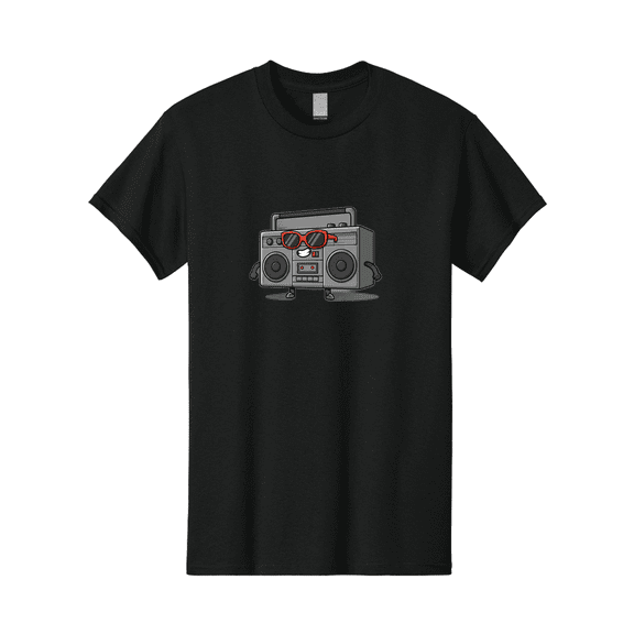 Boombox-6 Mens Graphic Tee, 100% Cotton, Casual Summer Wear BAA187