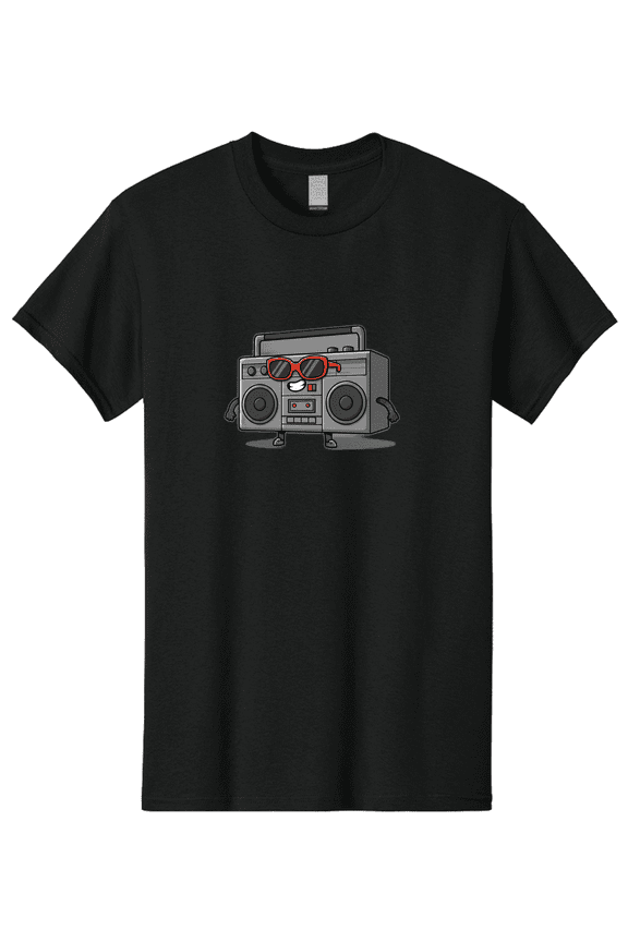 Boombox-6 Mens Graphic Tee, 100% Cotton, Casual Summer Wear BAA187