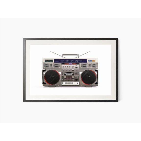 Boombox 80s Hip Hop Music Photo 1 Poster