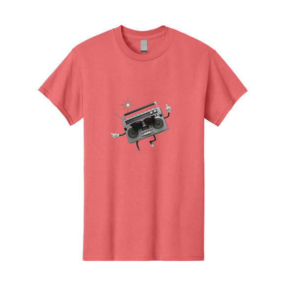 Boombox-Character-3 Mens Graphic Tee, 100% Cotton, Casual Summer Wear BAA190