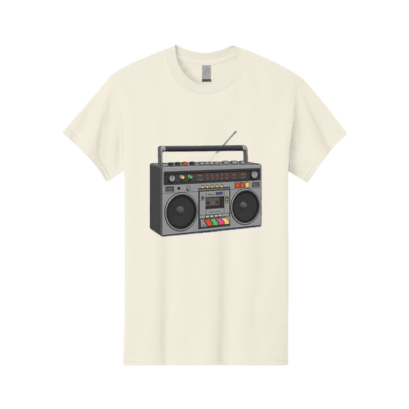 Boombox Mens Graphic Tee, 100% Cotton, Casual Summer Wear BAA196