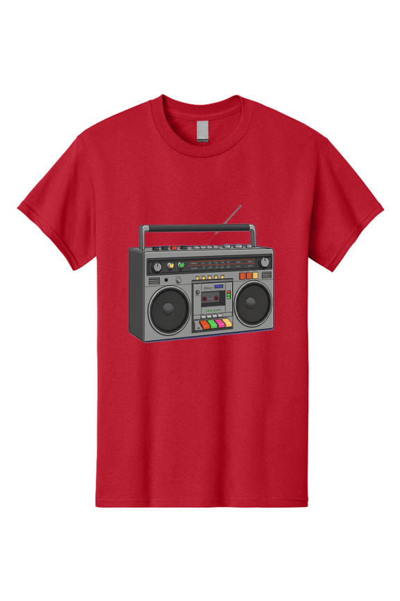 Boombox Mens Graphic Tee, 100% Cotton, Casual Summer Wear BAA196