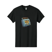 Boombox Mens Graphic Tee, 100% Cotton, Casual Summer Wear
