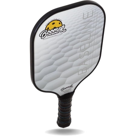 Boomer Baseline Pickleball Paddle Graphite Face with Polymer Honeycomb Core Cushion Grip Lightweight Design