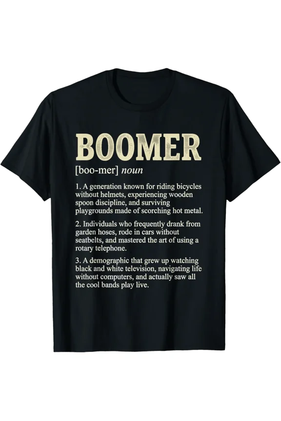 Boomer Definition Retro Baby Boomer 60S 40S T-Shirt