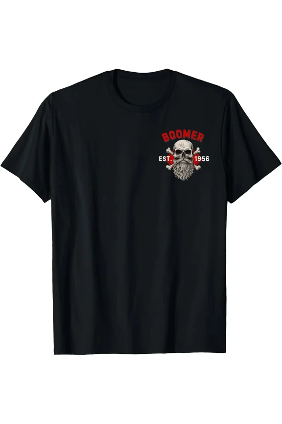 Boomer EST 1956 Grumpy Old Man Shirt | Funny Walk Away T-Shirt for Men