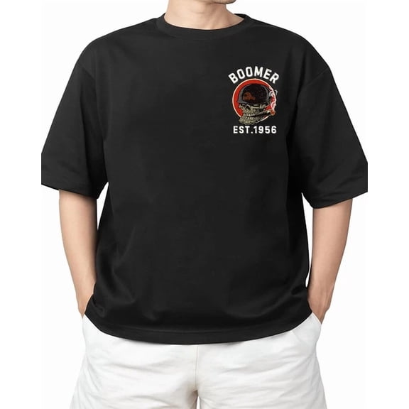 Boomer Est 1956 Walk Away I'M A Grumpy Old Man T-Shirt, Unisex T-Shirt