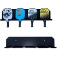 thumbnail image 1 of HD Pickleball Paddle Rack Wall Mount – Holds 4 or 8 Paddles, Heavy-Duty 1/8" Steel Organizer, Weather-Proof Powder Coated Court Storage Rack, 1 of 7