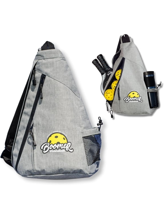 Sling Bag with Paddle Storage, 3 Zipper Compartments, Water Bottle Pocket & Fence Clip