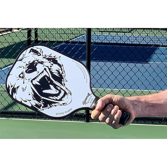 Boomer Signature Series Pickleball Paddle Graphite Face with Polymer Honeycomb Core Cushion Grip 7.8 oz
