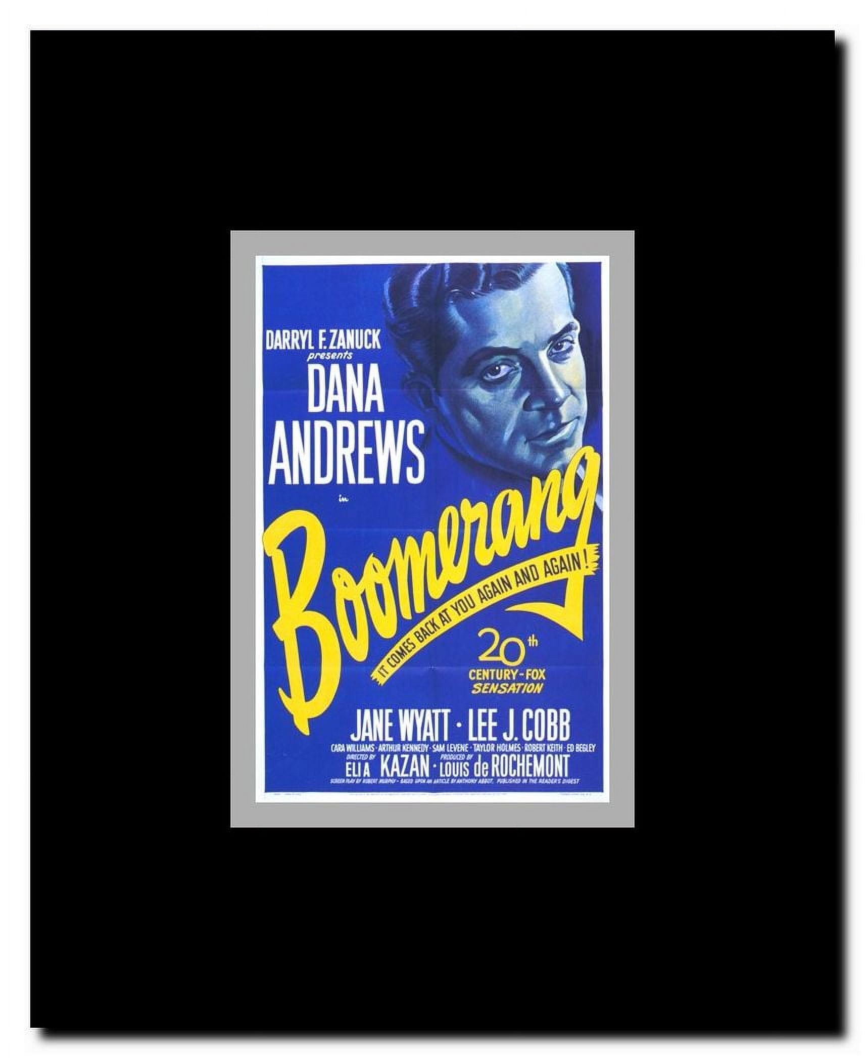 Boomerang Framed Movie Poster