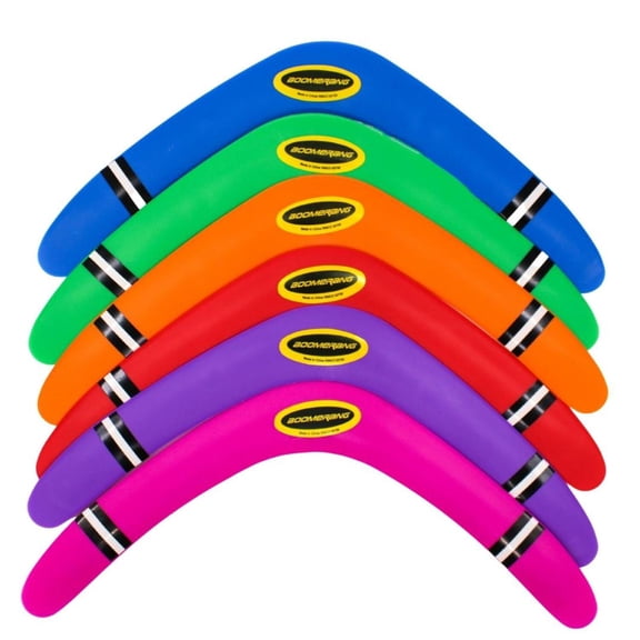 Boomerang Plastic 16" Inch Assorted Colors Rhode Island Novelty