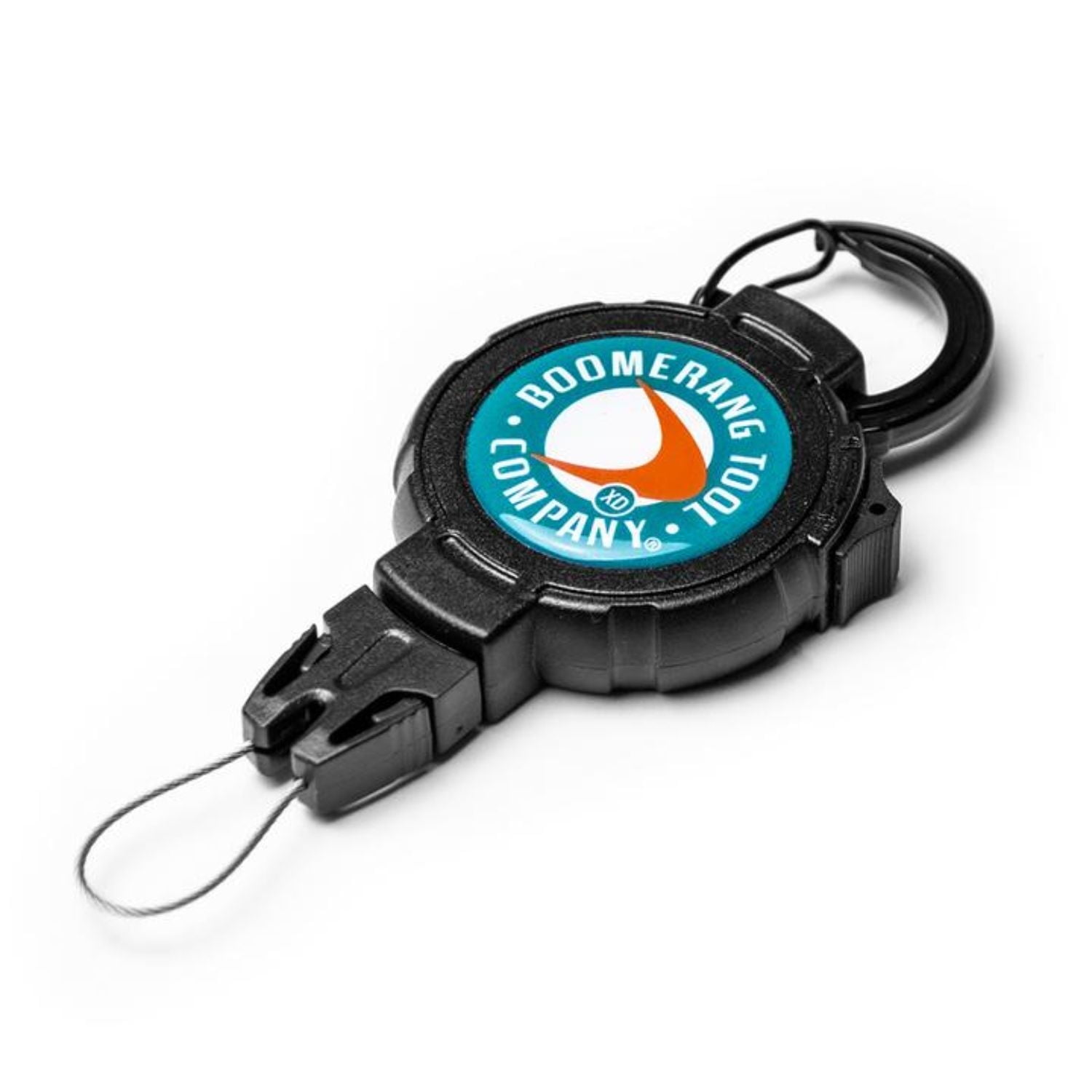 Boomerang Fishing Medium Retractable Gear Tether, Carabiner, 36