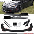 thumbnail image 1 of Booming up Front Bumper Lip Spoiler Rear Side Skirt Splitter For Dodge Dart 2013-2016, 1 of 16