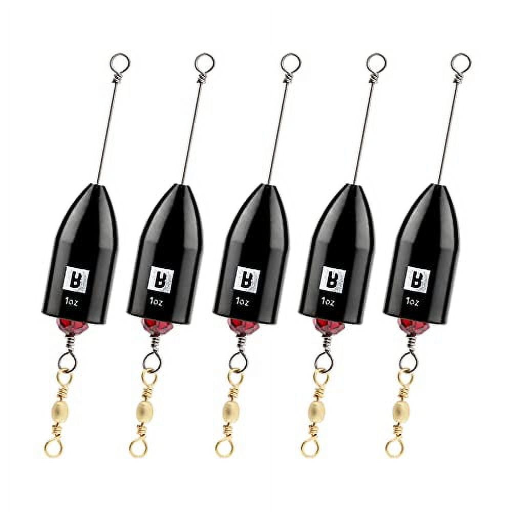 Booms Fishing CRR Carolina Ready Rigs for Bass Fishing Saltwater, Brass