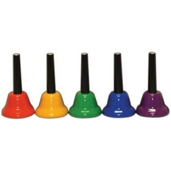 Boomwhackers BWHBC5 5 Note Chromatic Chroma Notes Hand Bells