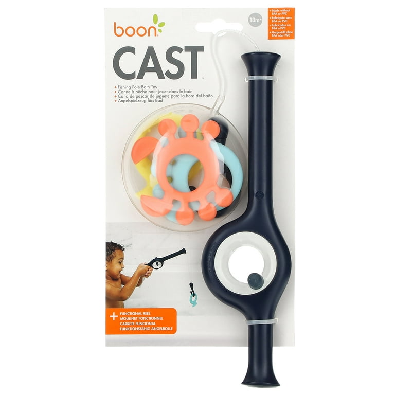 Boon Cast, Fishing Pole Bath Toy, 18 Months+, 1 Count