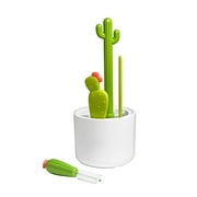 Boon Cacti, Bottle Cleaning Brush Set, 4 Brushes & 1 Vase