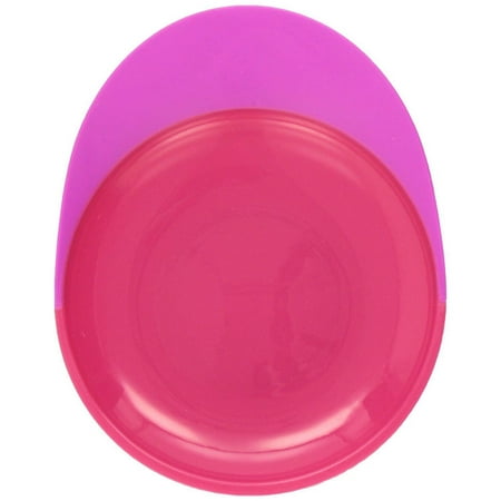 Boon Catch Plate With Spill Catcher Baby Plate Pink/Purple