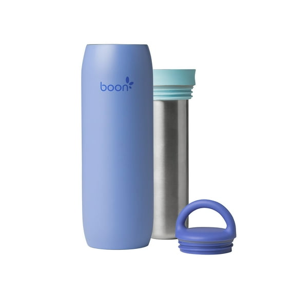 Boon Frosh Stainless Steel Portable Breast Milk Chiller, Blue