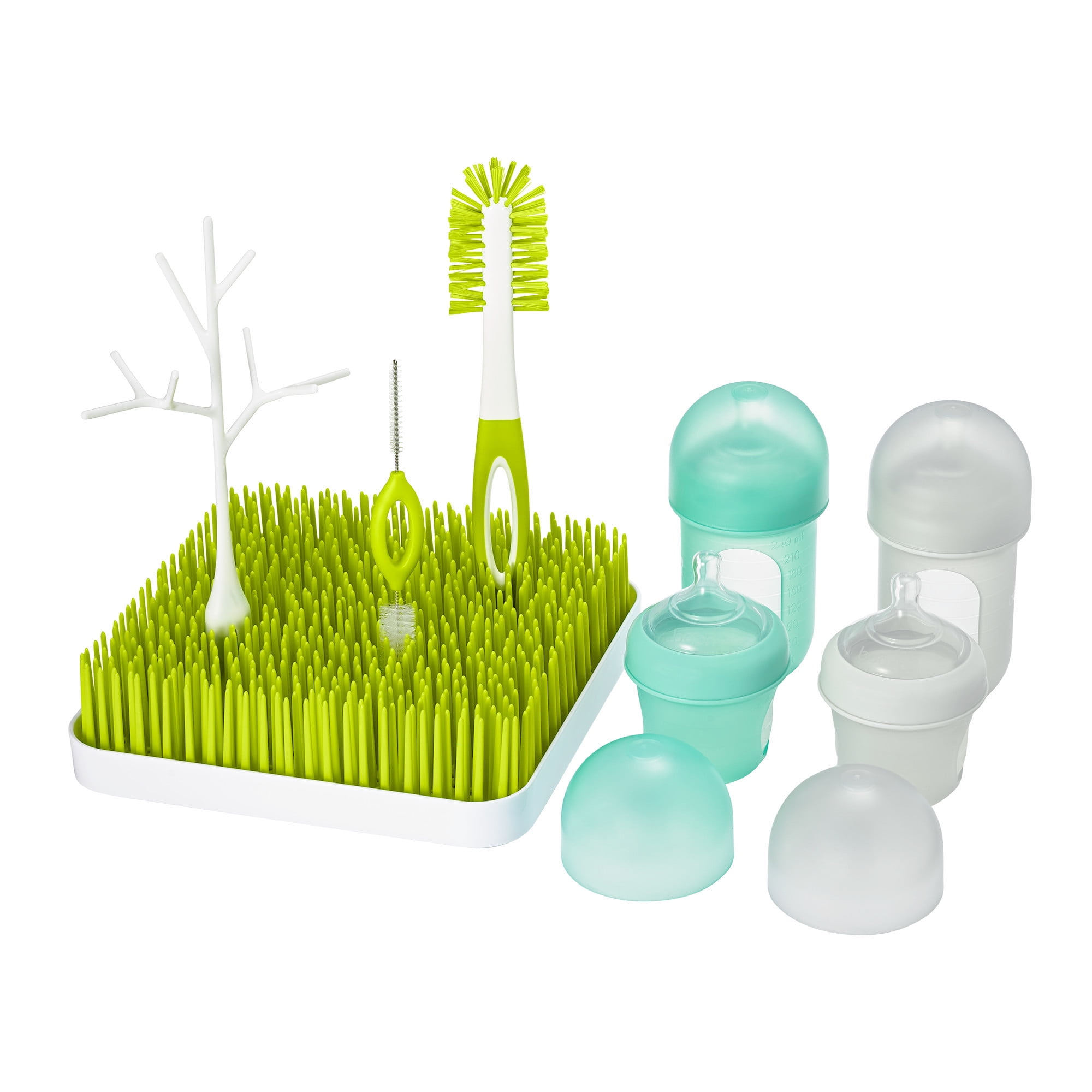 Boon NURSH GRASS BUNDLE Bottles Accessories Starter Set