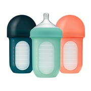 Boon NURSH Reusable Silicone Pouch Bottles - 8oz - Mint 3pk