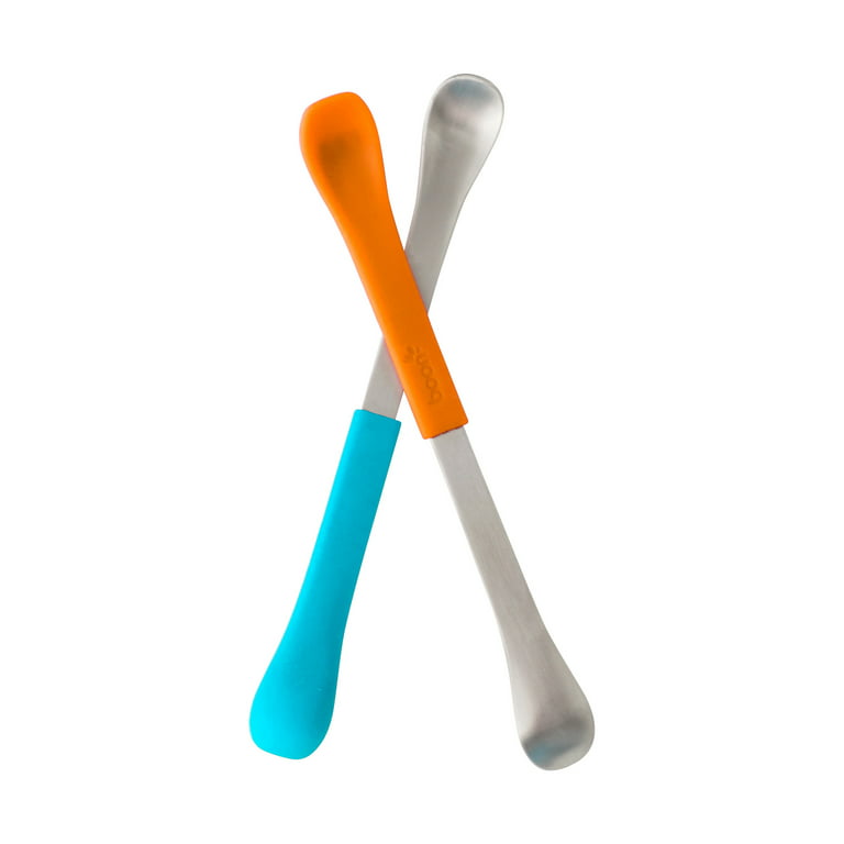 Silicone Feeding Spoons - Cambridge Blue/Shifting Sand- 2 Pack – Little  Wonder & Co