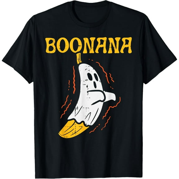 Boonana Cute Ghost Banana Halloween Costume Men Women Kids T-Shirt