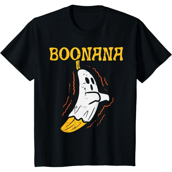 Boonana Cute Ghost Banana Halloween Costume Men Women Kids T-Shirt