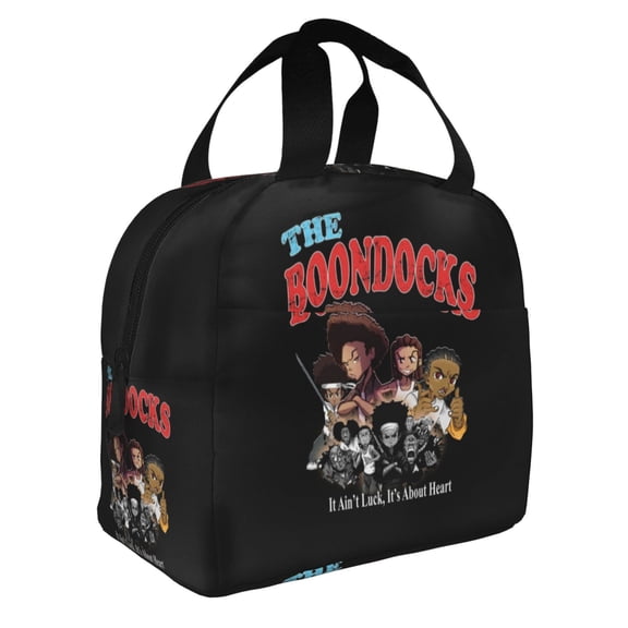 Boondock Lunch Bag Insulated Lunch Box Reusable Cooler Cartoon Lunch Tote Bag Picnic Travel Office