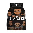 thumbnail image 1 of Boondocks Backpack Fashion Casual Unisex Laptop Computer Daily Bookbag Cartoon School Hiking Work Business Travel Daypacks, 1 of 8