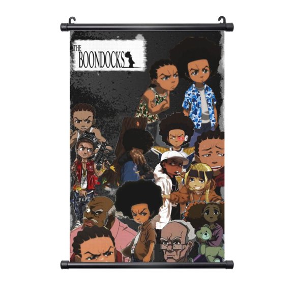 Hanging Poster Prints Canvas PVC Scroll Shaft Wall Art Painting Wall Banner Artwork Decor for Home Living Room Bedroom 16"X24"