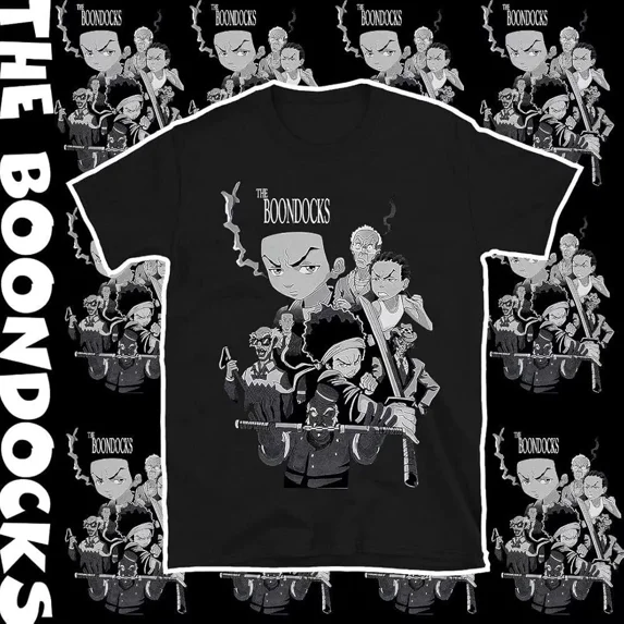 Boondocks television series Tee Unisex Short Sleeve Shirt S-5XL ...