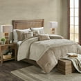 thumbnail image 1 of Boone 7 Piece Faux Suede Comforter Set, 1 of 5