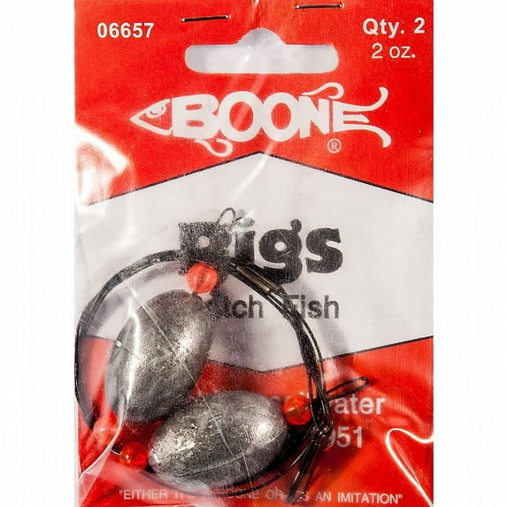 Boone Egg Rigs, 1/2-Ounce Multi-Colored