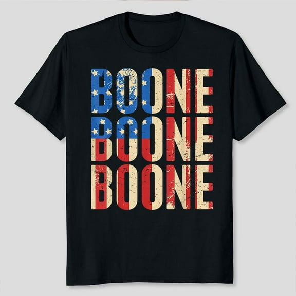 Boone Family Name I Love Boone Personalized Vintage U.S.A Unisex T-Shirt, Sizes S-5XL, Gategoo