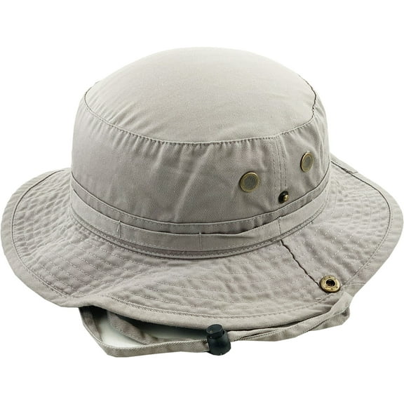 Boonie Bucket Hat Boonie Basic Hunting Fishing Outdoor Summer Cap Unisex Cotton 2 Sizes