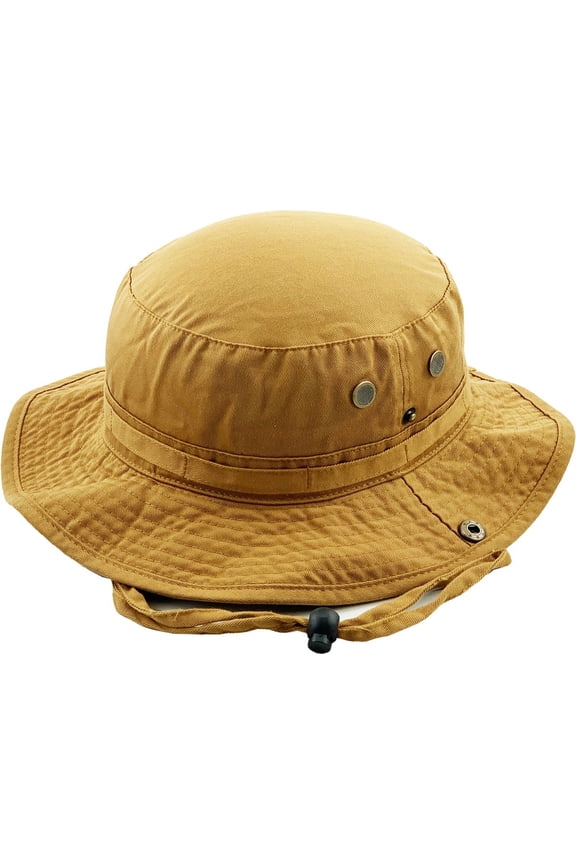 Boonie Bucket Hat Boonie Basic Hunting Fishing Outdoor Summer Cap Unisex Cotton 2 Sizes