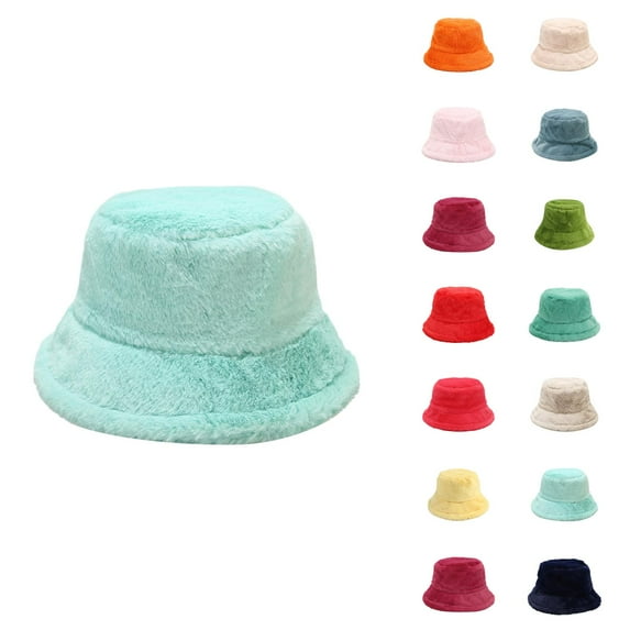 Boonie Bucket Hats for Women - Military UPF 50+ Sun Hat Neck Flap Fisherman Hat For Autumn Winter Adjustable Warm Solid Color Bucket Hat For Outdoor Activities