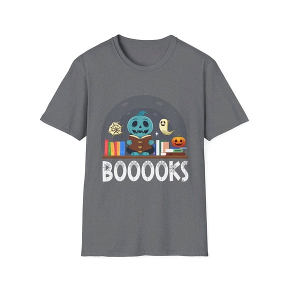Boooks Halloween Pumpkin Reading Books T-Shirt