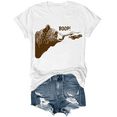 thumbnail image 1 of Boop Bear Shirt Funny Bear Graphic Tees For Women Men, 1 of 7